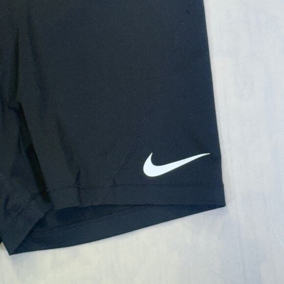 nike pro women's dri-fit black training compresion biker shorts size L - Picture 6 of 14